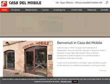 Tablet Screenshot of casadelmobile.net